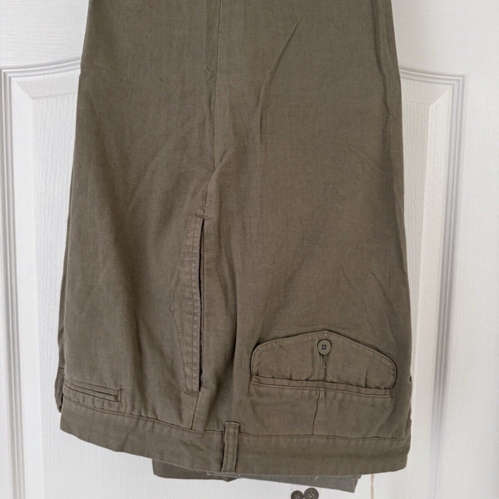 Grayer’s Clothing Green Linen / Cotton Chino Pants Size 40/34 New